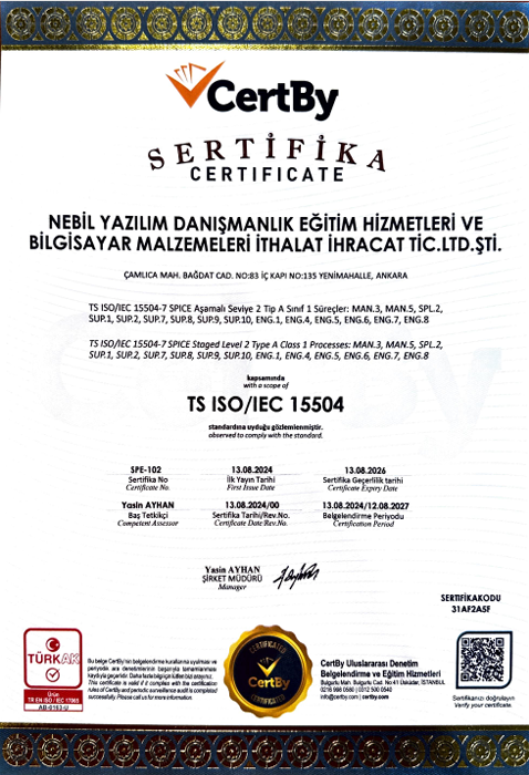 ISO 15504 Belgesi